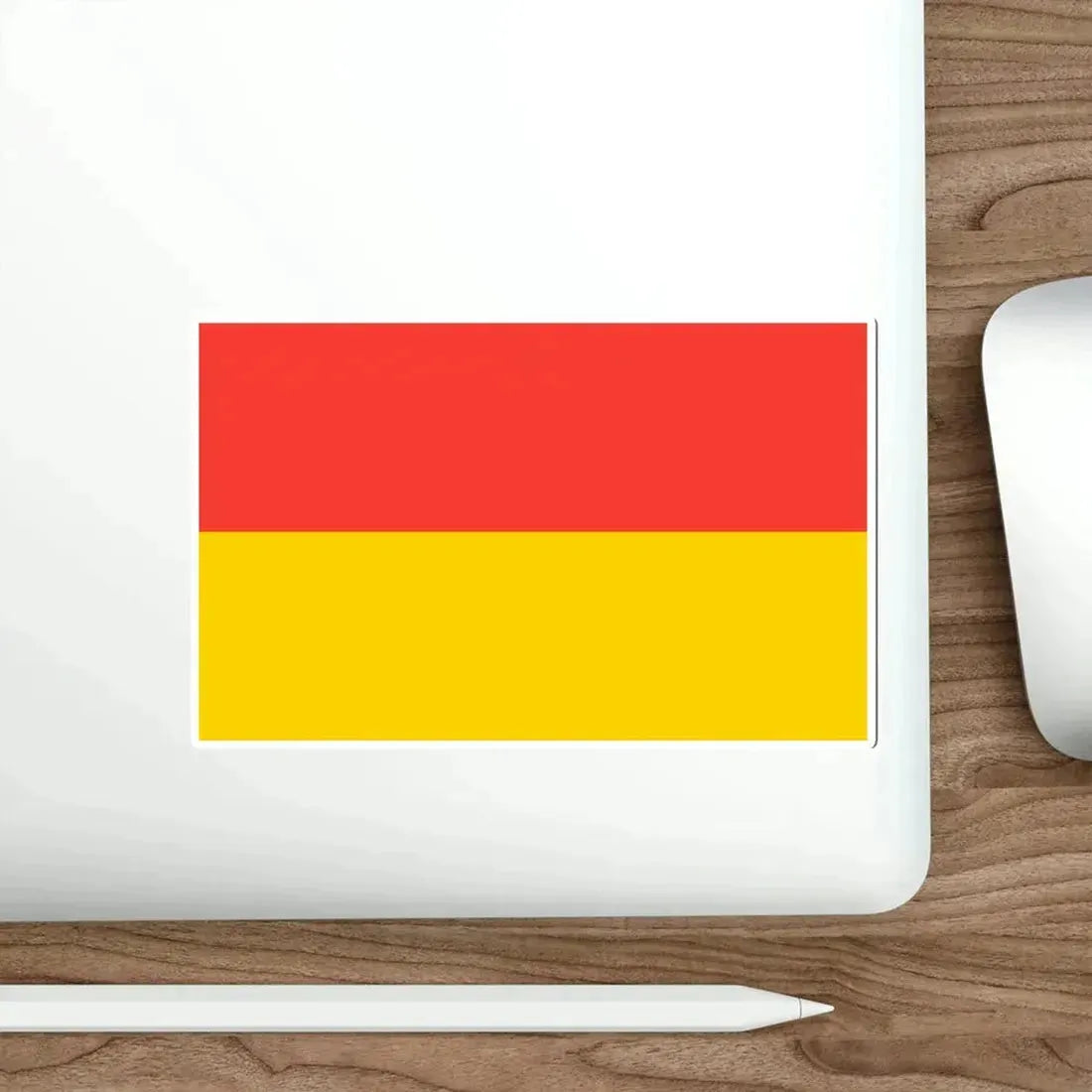Flag of Wrocław Poland STICKER Vinyl Die-Cut Decal - The Sticker Space
