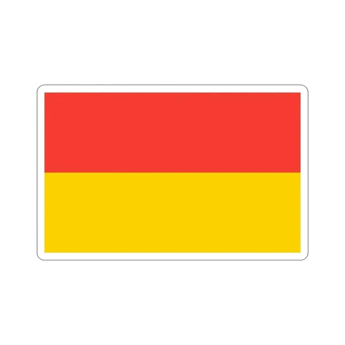 Flag of Wrocław Poland STICKER Vinyl Die-Cut Decal - The Sticker Space