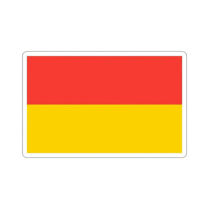 Flag of Wrocław Poland STICKER Vinyl Die-Cut Decal - The Sticker Space