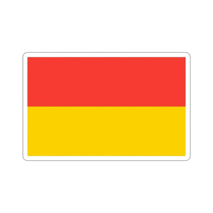 Flag of Wrocław Poland STICKER Vinyl Die-Cut Decal - The Sticker Space