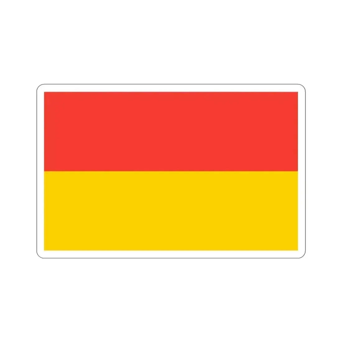 Flag of Wrocław Poland STICKER Vinyl Die-Cut Decal - The Sticker Space