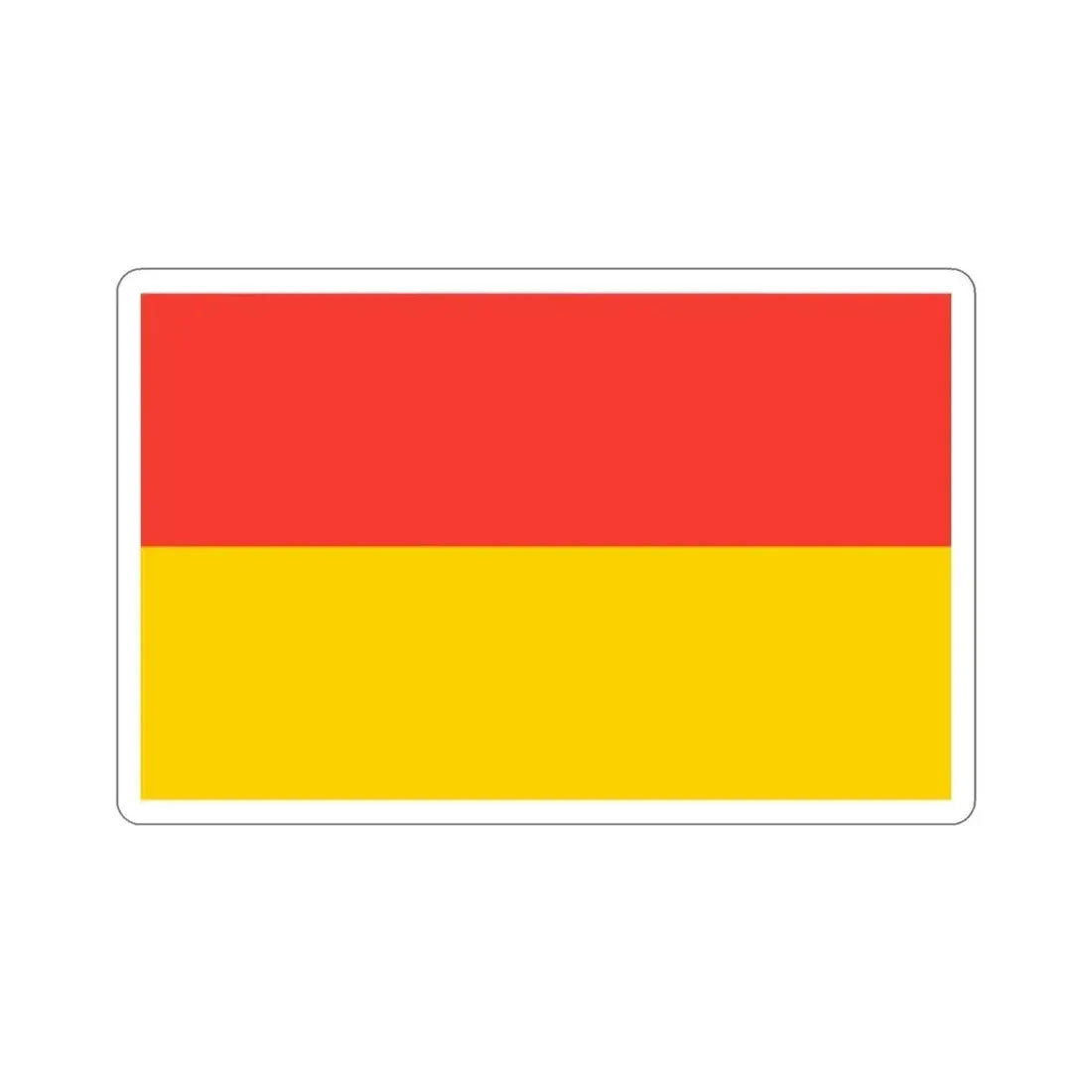 Flag of Wrocław Poland STICKER Vinyl Die-Cut Decal - The Sticker Space