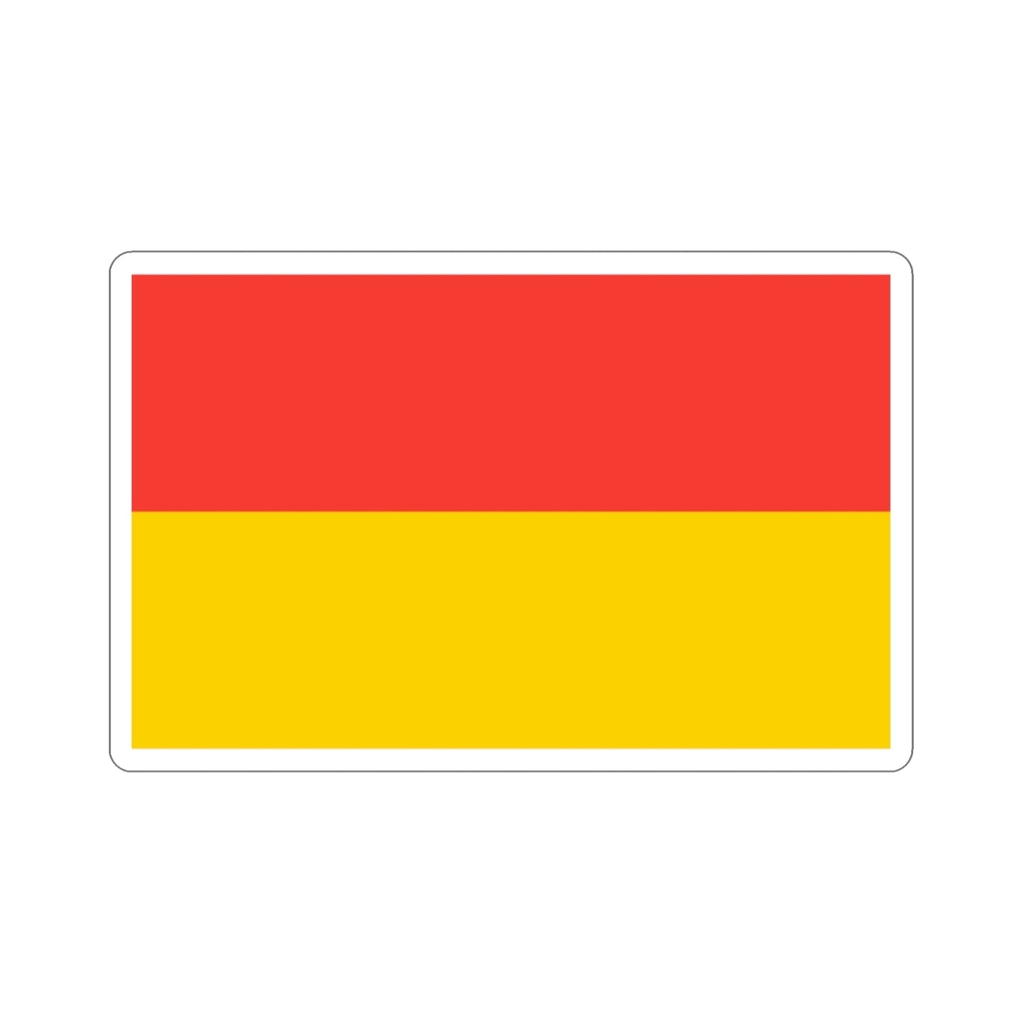 Flag of Wrocław Poland STICKER Vinyl Die-Cut Decal-2 Inch-The Sticker Space