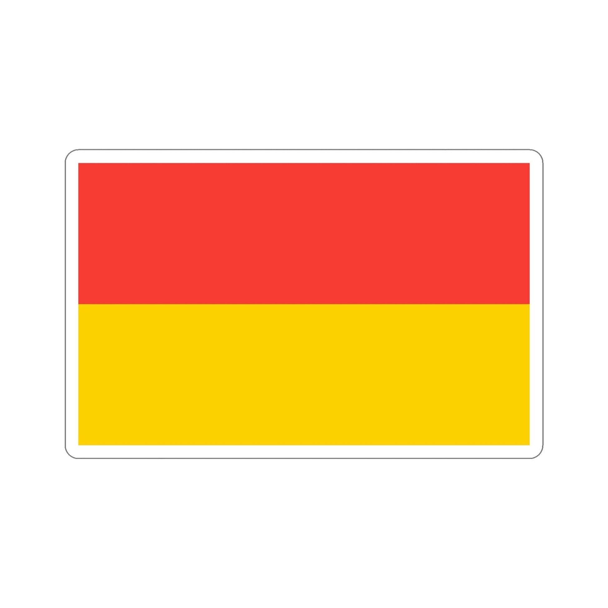 Flag of Wrocław Poland STICKER Vinyl Die-Cut Decal-6 Inch-The Sticker Space