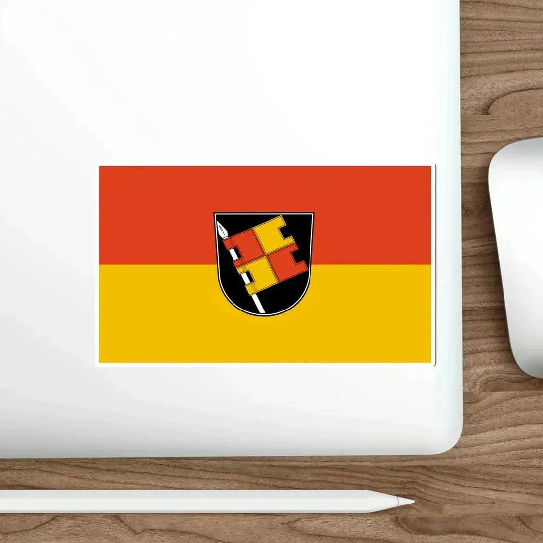 Flag of Würzburg 2 Germany STICKER Vinyl Die-Cut Decal - The Sticker Space