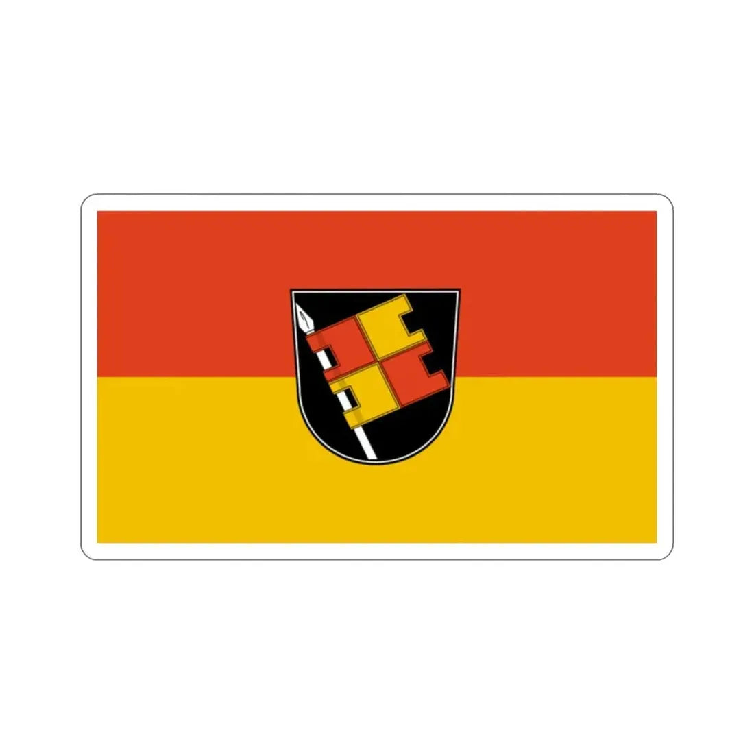 Flag of Würzburg 2 Germany STICKER Vinyl Die-Cut Decal - The Sticker Space