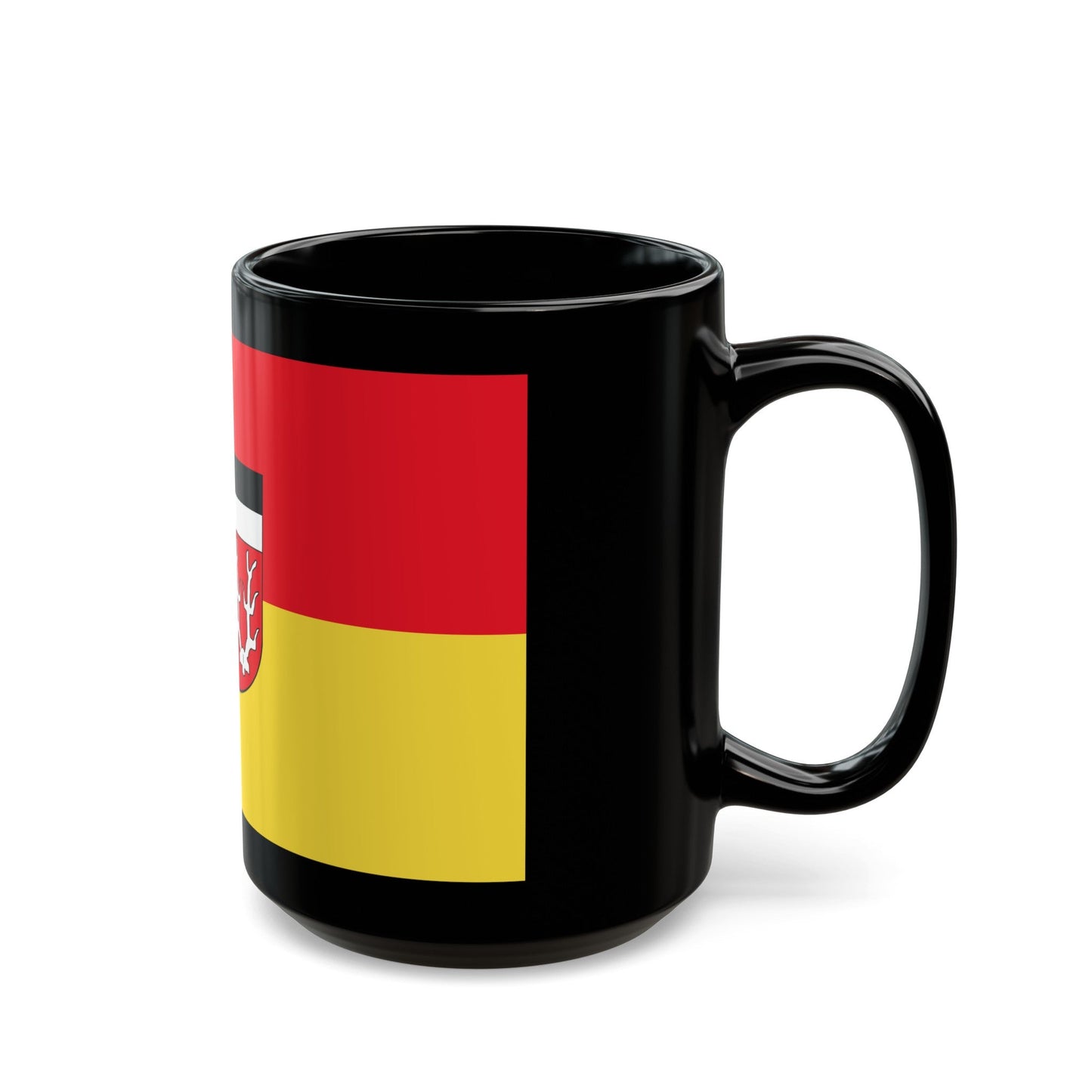 Flag of Wunsiedel Germany - Black Coffee Mug-The Sticker Space