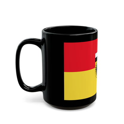 Flag of Wunsiedel Germany - Black Coffee Mug-The Sticker Space