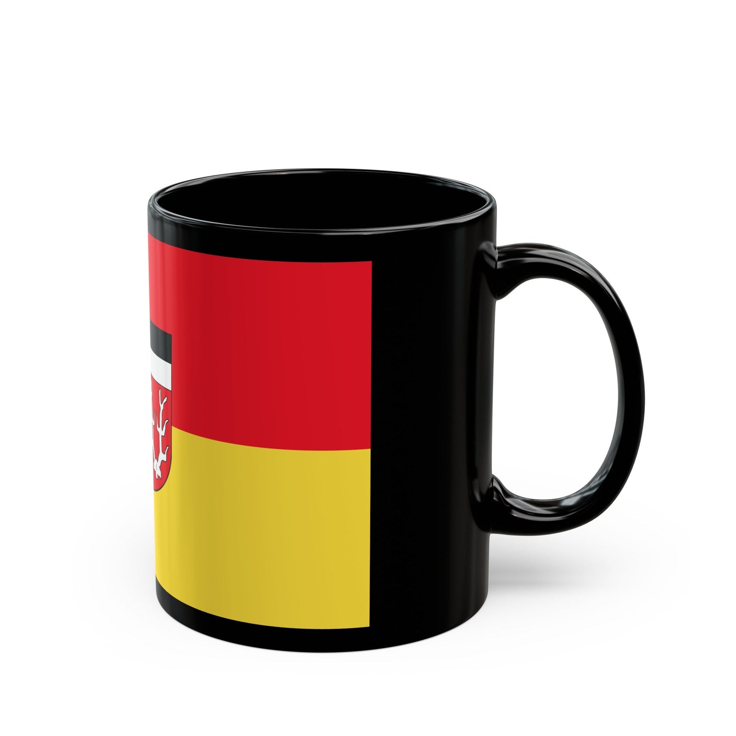 Flag of Wunsiedel Germany - Black Coffee Mug-The Sticker Space