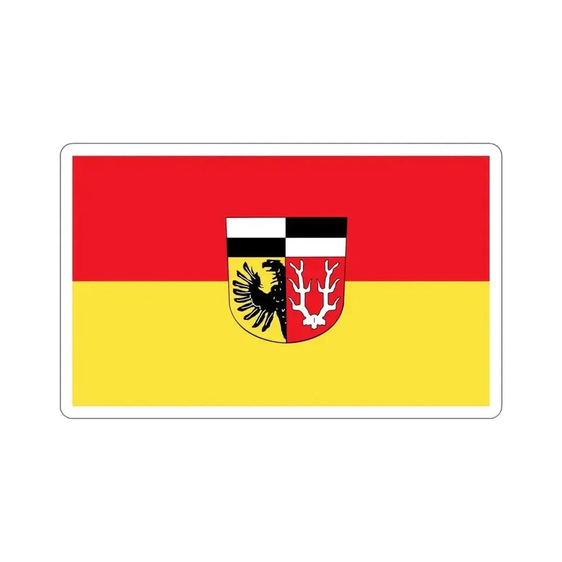 Flag of Wunsiedel Germany STICKER Vinyl Die-Cut Decal - The Sticker Space