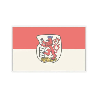 Flag of Wuppertal Germany - STICKER Vinyl Kiss-Cut Decal 2 Inch Transparent - The Sticker Space