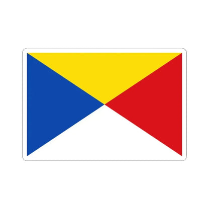 Flag of Wuustwezel (Belgium) STICKER Vinyl Kiss-Cut Decal 2 Inch White - The Sticker Space