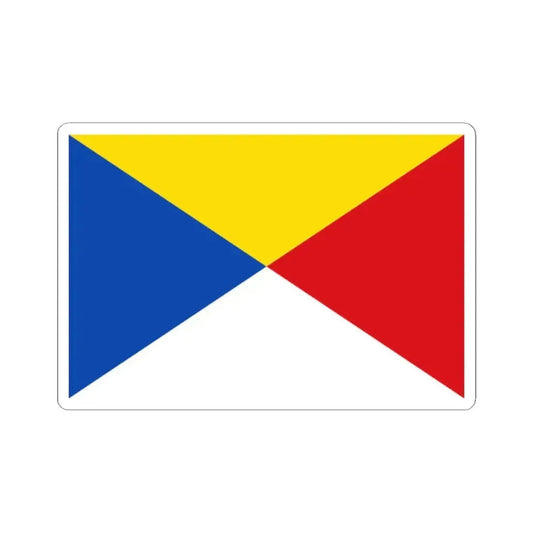 Flag of Wuustwezel (Belgium) STICKER Vinyl Kiss-Cut Decal 2 Inch White - The Sticker Space