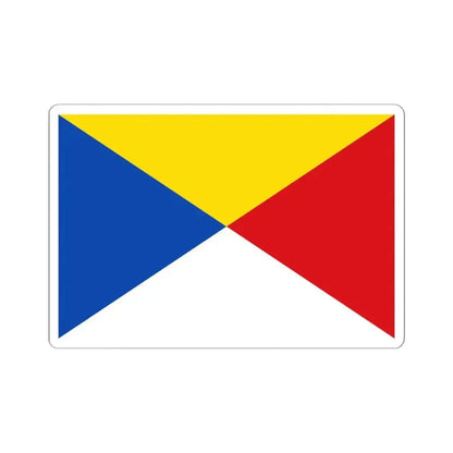 Flag of Wuustwezel (Belgium) STICKER Vinyl Kiss-Cut Decal 6 Inch White - The Sticker Space