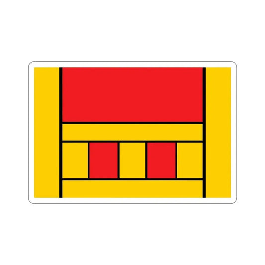 Flag of Xagħra Malta STICKER Vinyl Die-Cut Decal 6 Inch - The Sticker Space