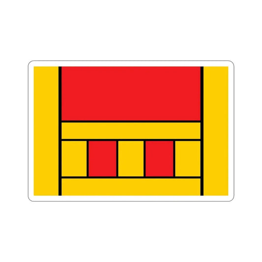 Flag of Xagħra Malta STICKER Vinyl Die-Cut Decal 6 Inch - The Sticker Space