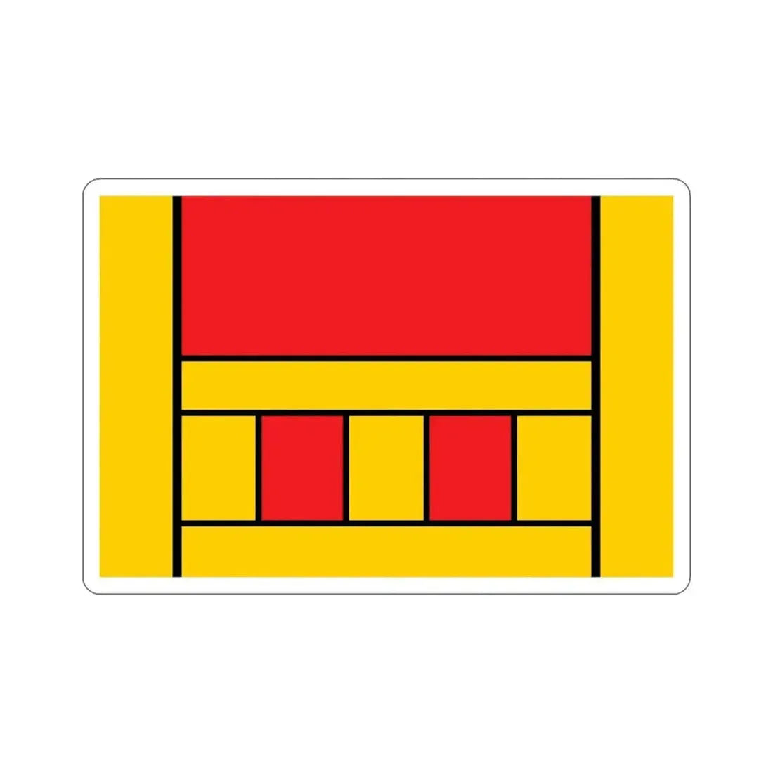 Flag of Xagħra Malta STICKER Vinyl Die-Cut Decal - The Sticker Space