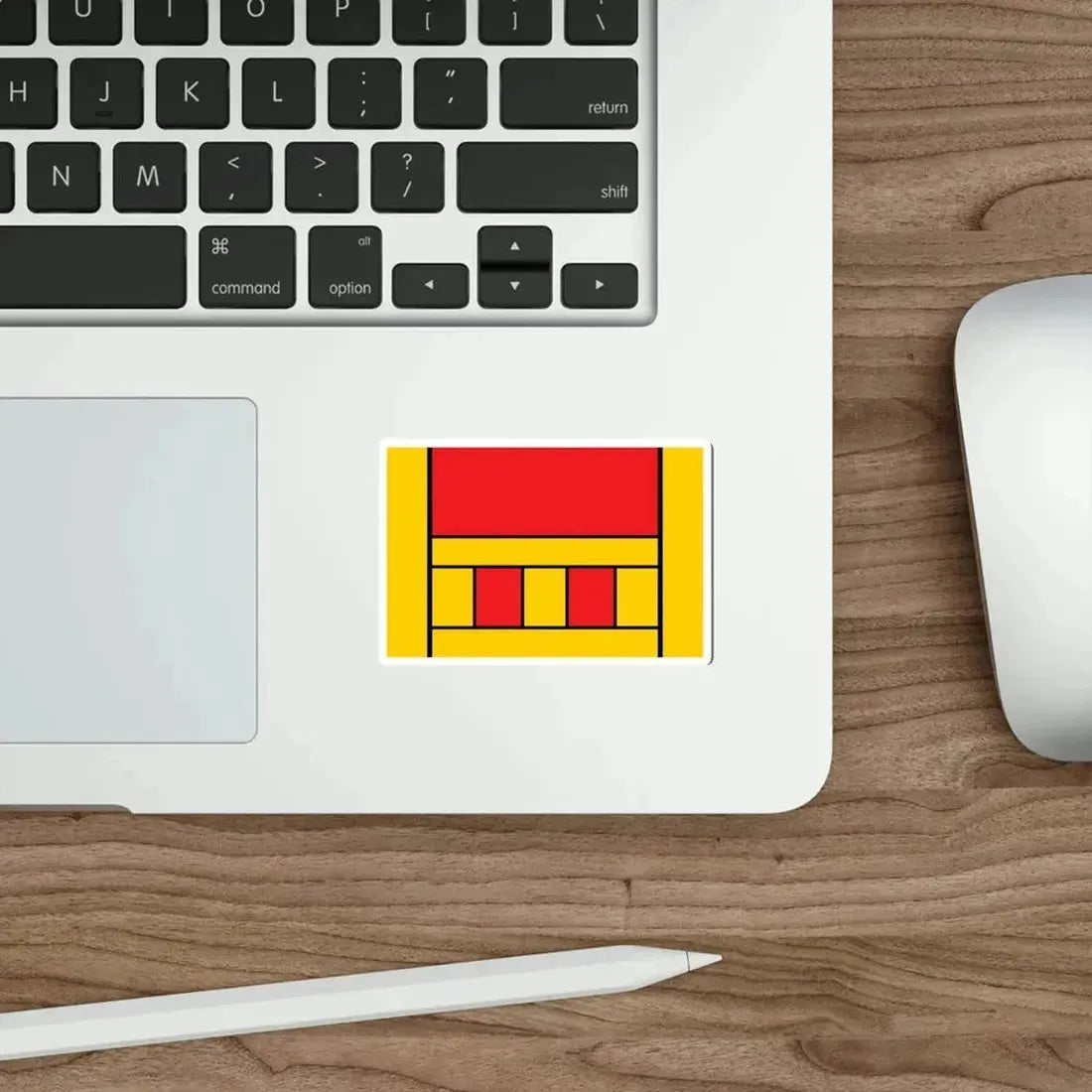 Flag of Xagħra Malta STICKER Vinyl Die-Cut Decal - The Sticker Space