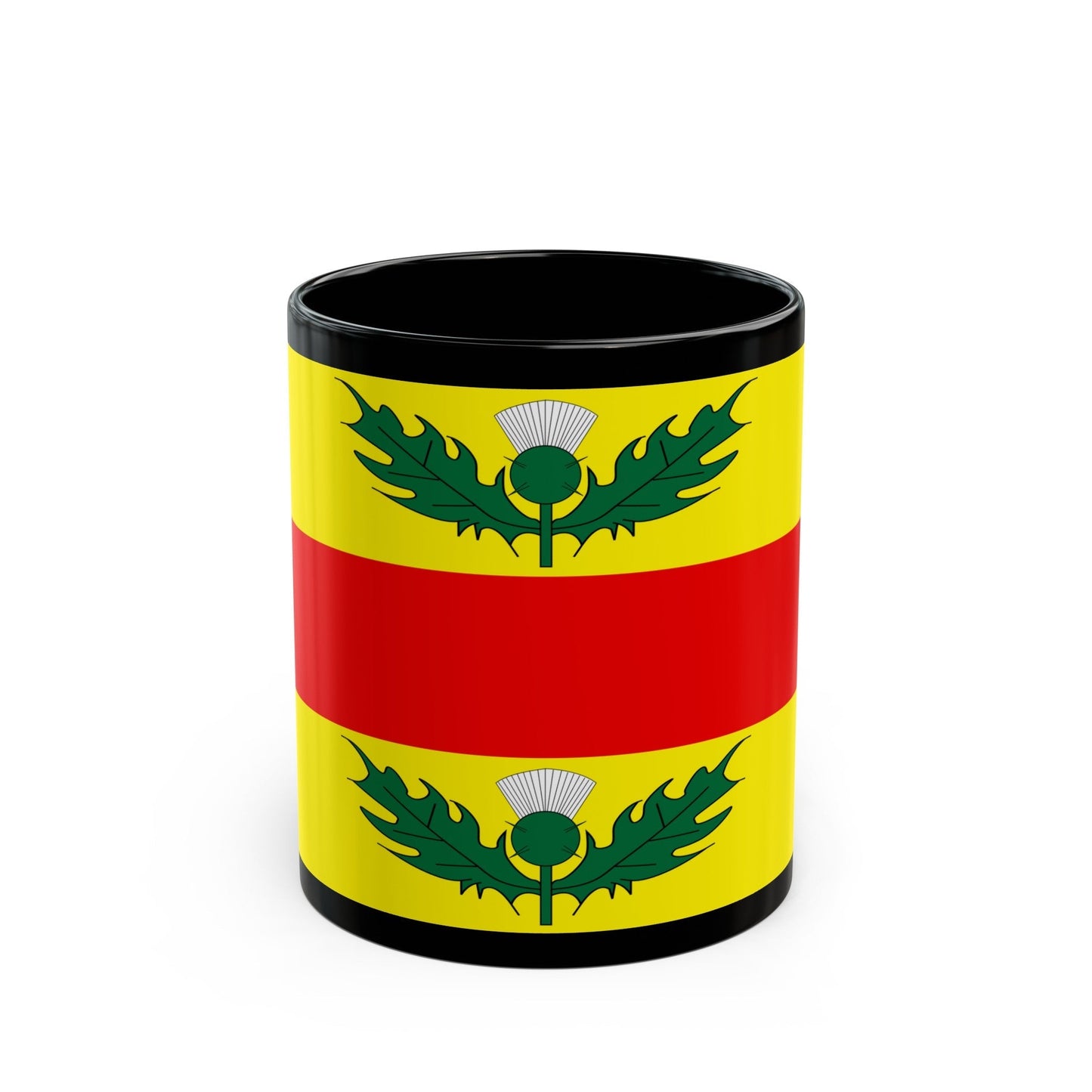 Flag of Xewkija Malta - Black Coffee Mug-11oz-The Sticker Space