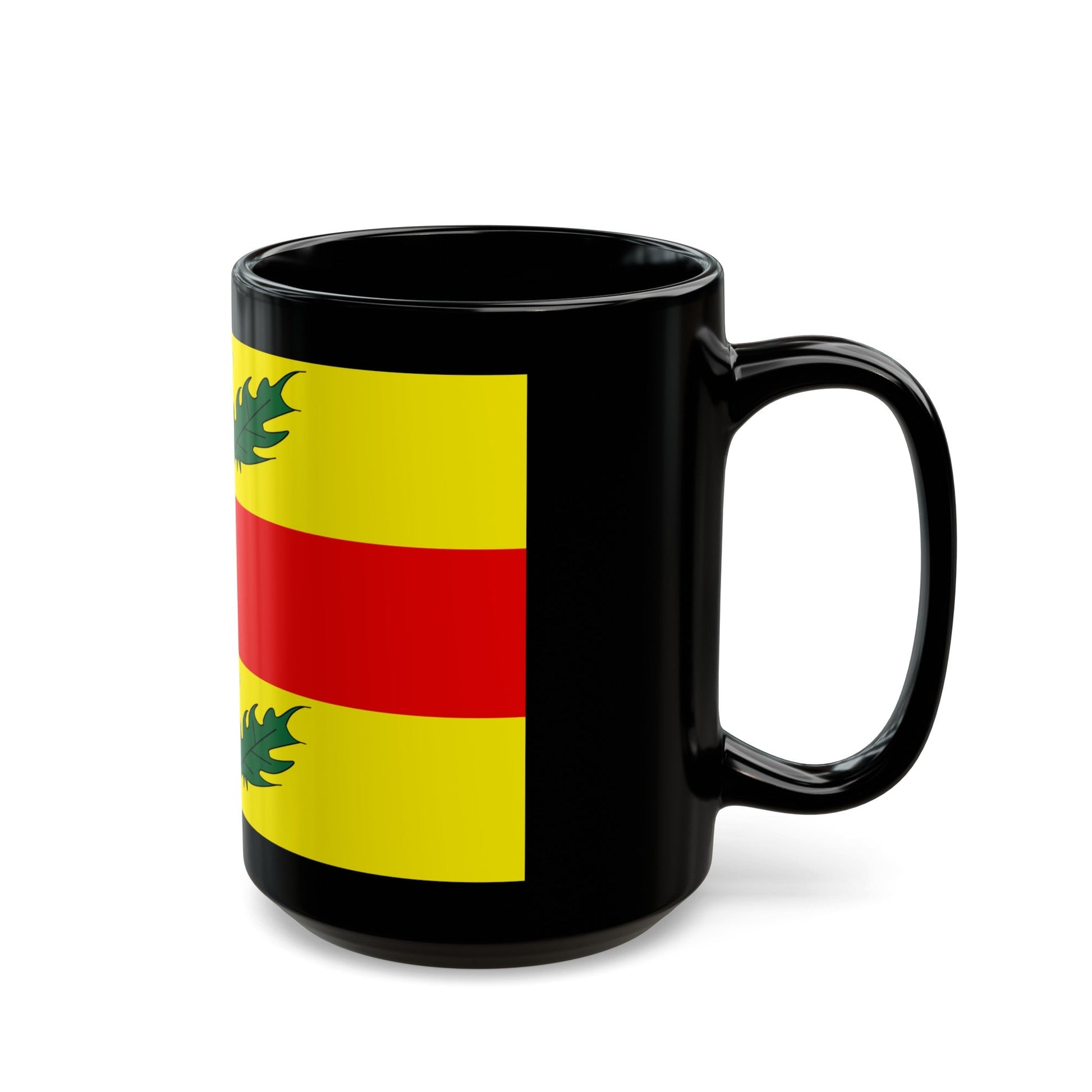 Flag of Xewkija Malta - Black Coffee Mug-The Sticker Space