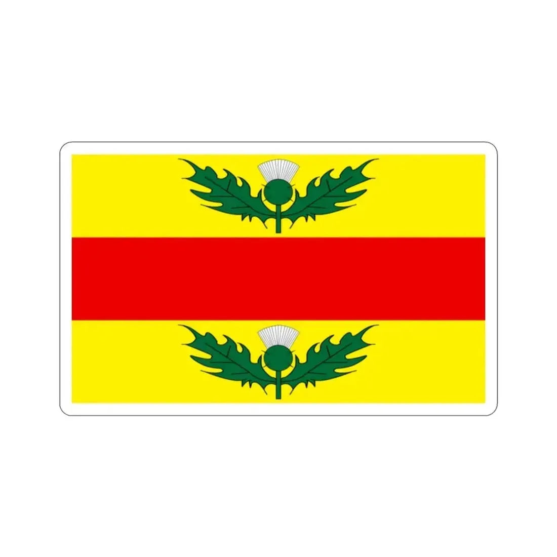 Flag of Xewkija Malta STICKER Vinyl Die-Cut Decal 2 Inch - The Sticker Space