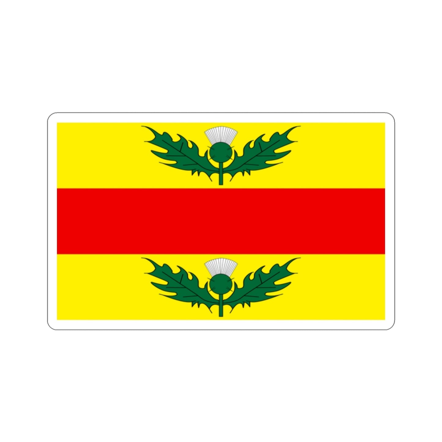 Flag of Xewkija Malta STICKER Vinyl Die-Cut Decal-2 Inch-The Sticker Space