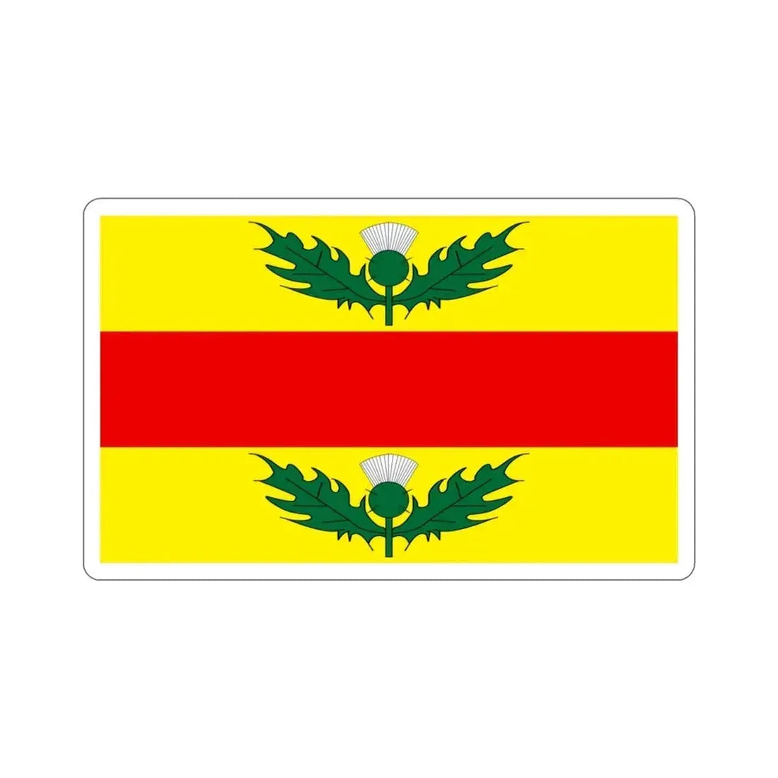 Flag of Xewkija Malta STICKER Vinyl Die-Cut Decal 3 Inch - The Sticker Space