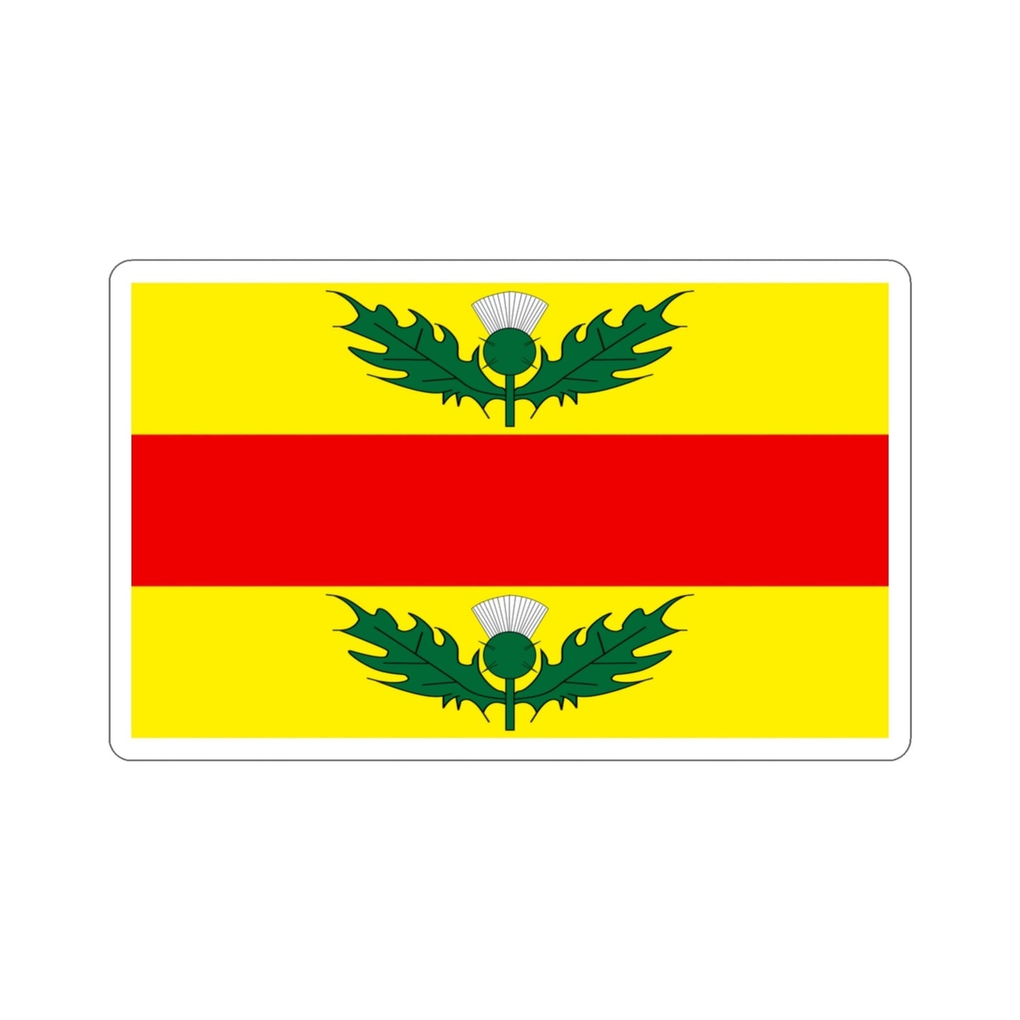 Flag of Xewkija Malta STICKER Vinyl Die-Cut Decal-3 Inch-The Sticker Space