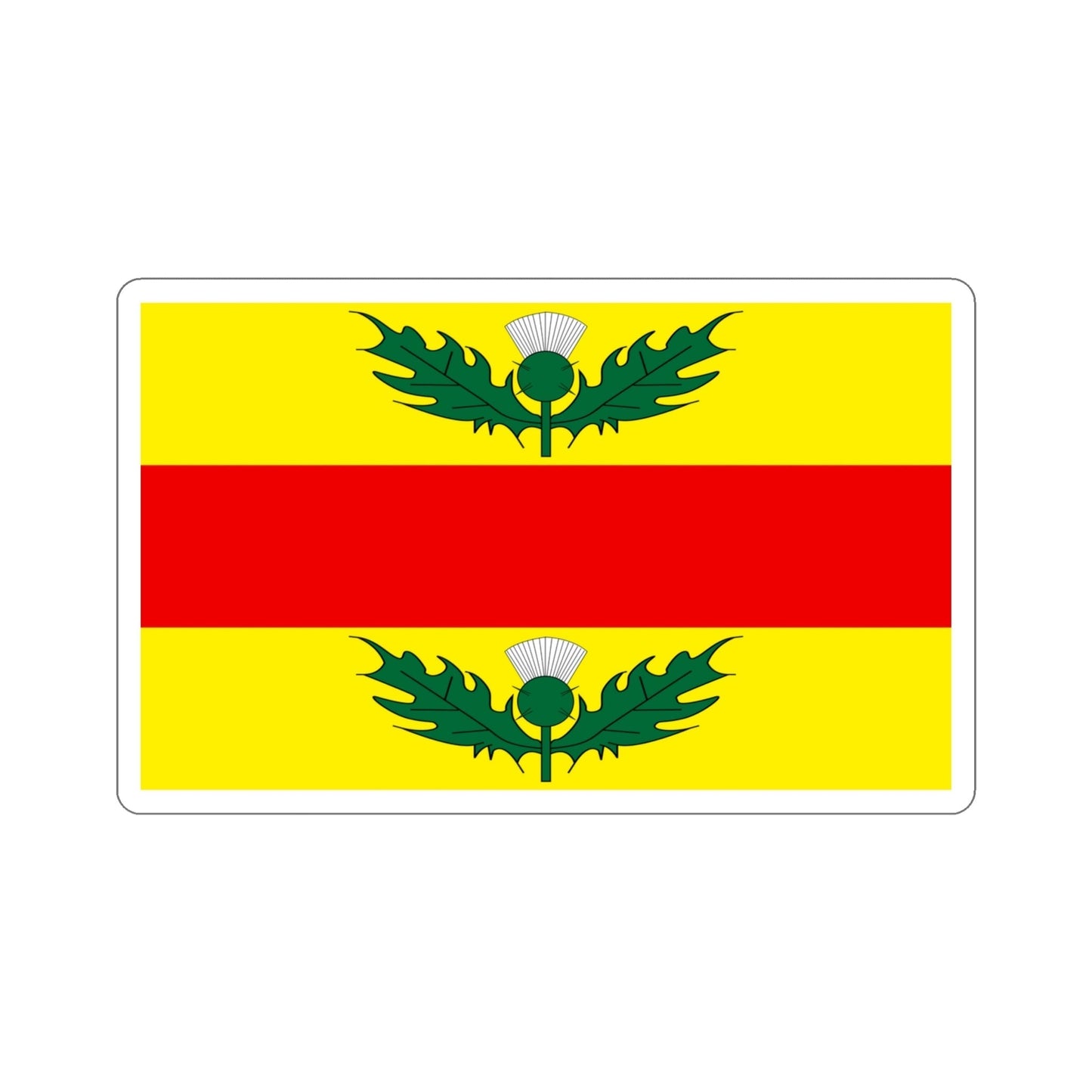 Flag of Xewkija Malta STICKER Vinyl Die-Cut Decal-4 Inch-The Sticker Space
