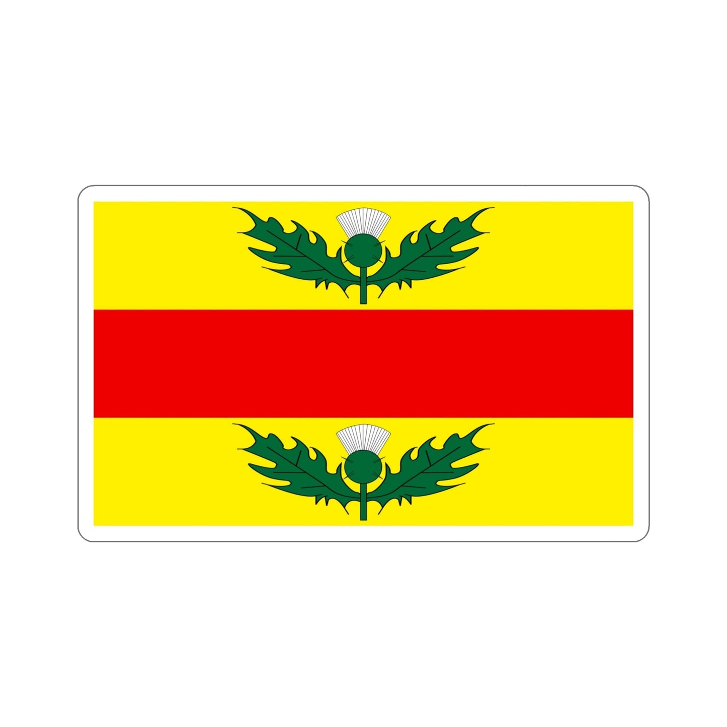 Flag of Xewkija Malta STICKER Vinyl Die-Cut Decal-5 Inch-The Sticker Space