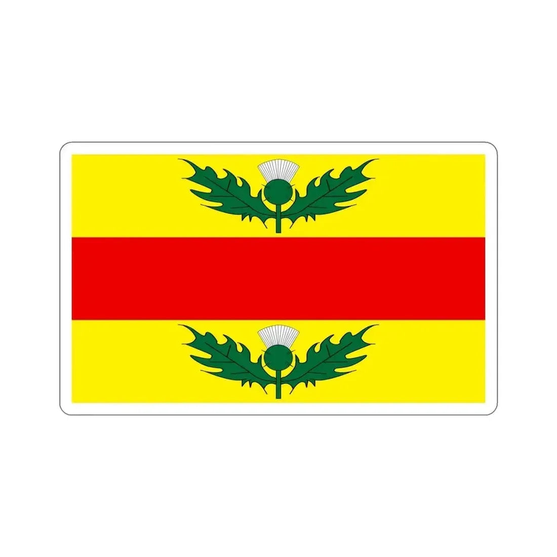Flag of Xewkija Malta STICKER Vinyl Die-Cut Decal 5 Inch - The Sticker Space