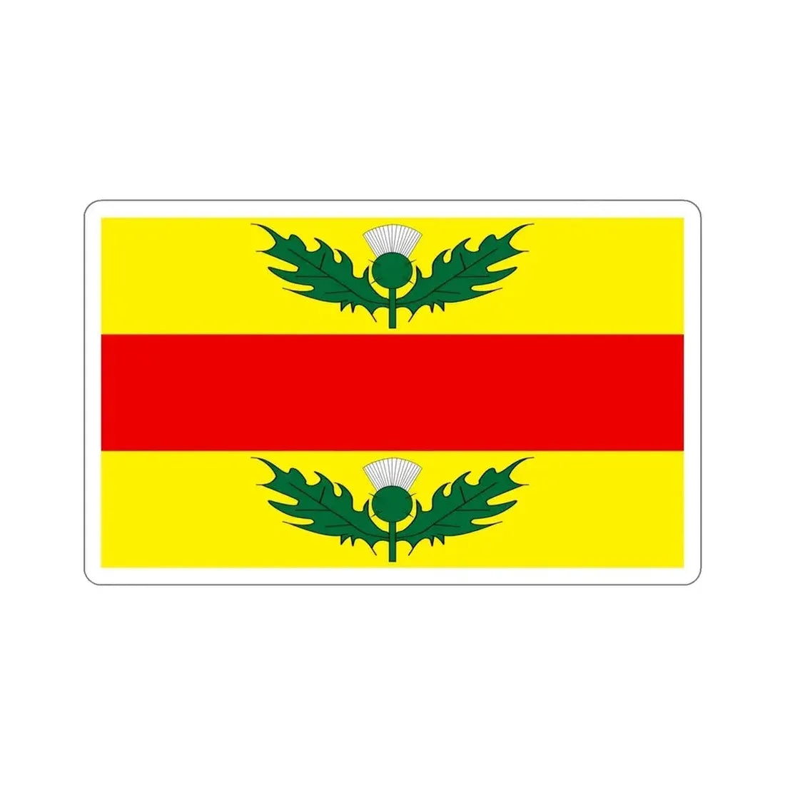 Flag of Xewkija Malta STICKER Vinyl Die-Cut Decal - The Sticker Space