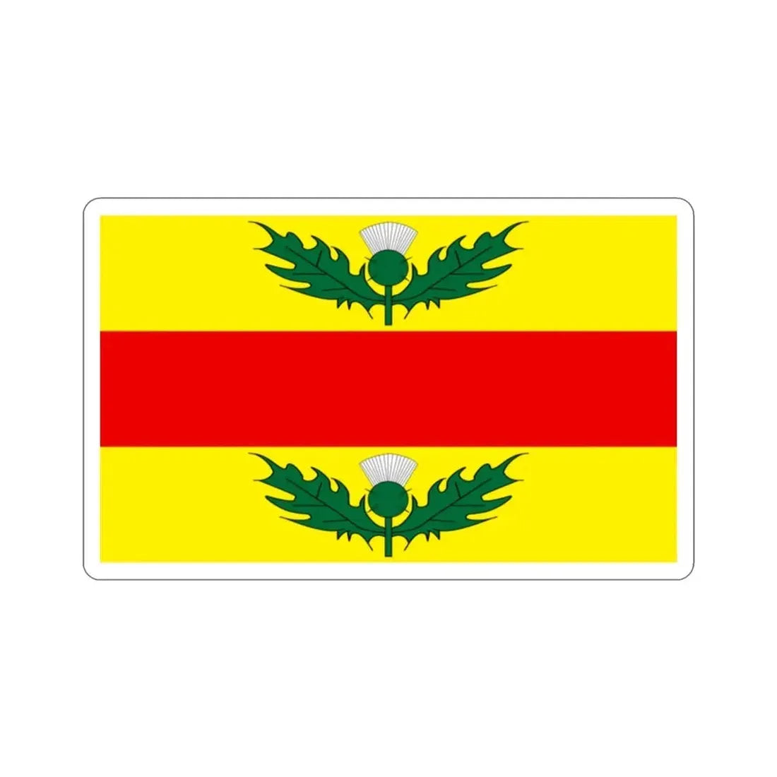 Flag of Xewkija Malta STICKER Vinyl Die-Cut Decal - The Sticker Space