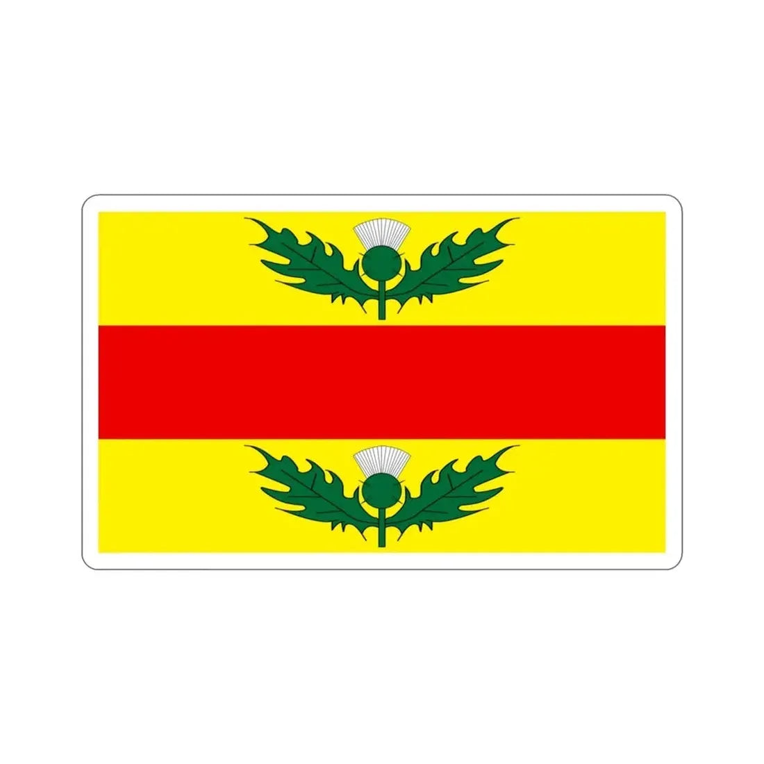 Flag of Xewkija Malta STICKER Vinyl Die-Cut Decal - The Sticker Space