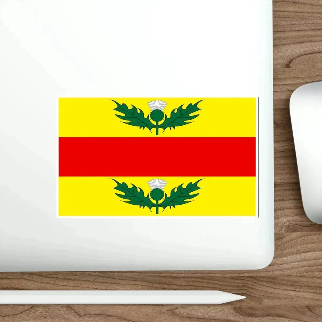 Flag of Xewkija Malta STICKER Vinyl Die-Cut Decal - The Sticker Space