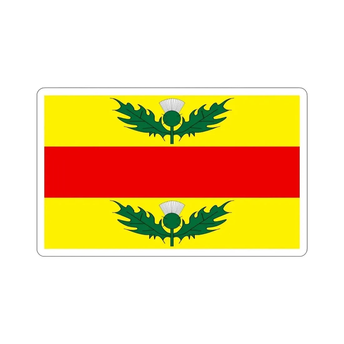 Flag of Xewkija Malta STICKER Vinyl Die-Cut Decal - The Sticker Space