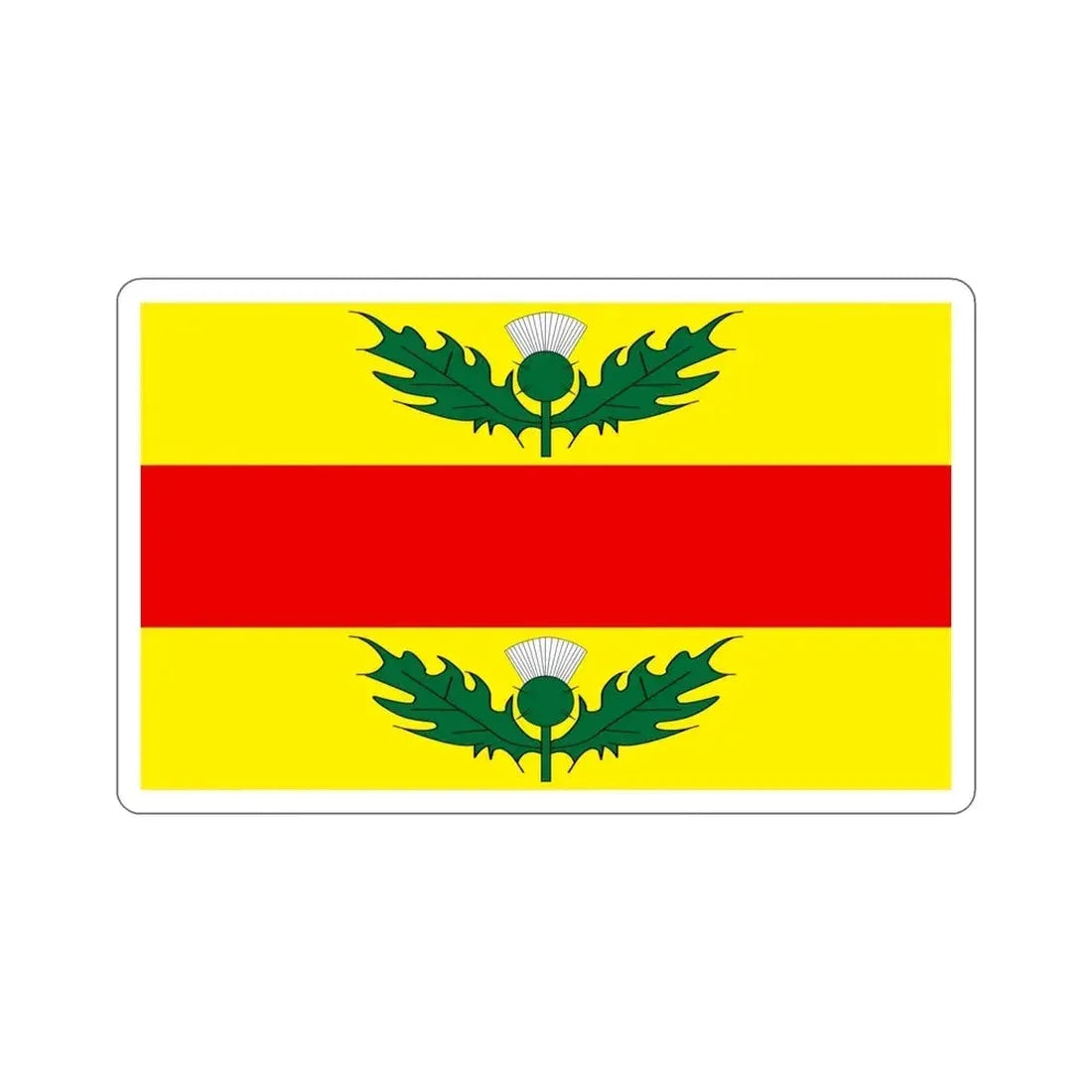 Flag of Xewkija Malta STICKER Vinyl Die-Cut Decal - The Sticker Space
