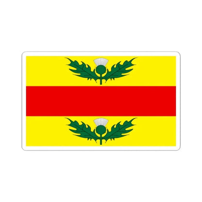 Flag of Xewkija Malta - STICKER Vinyl Kiss-Cut Decal 2 Inch White - The Sticker Space