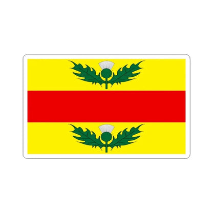 Flag of Xewkija Malta - STICKER Vinyl Kiss-Cut Decal 3 Inch White - The Sticker Space