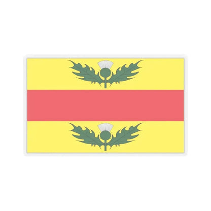 Flag of Xewkija Malta - STICKER Vinyl Kiss-Cut Decal 6 Inch Transparent - The Sticker Space