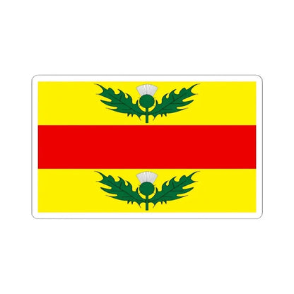 Flag of Xewkija Malta - STICKER Vinyl Kiss-Cut Decal 6 Inch White - The Sticker Space