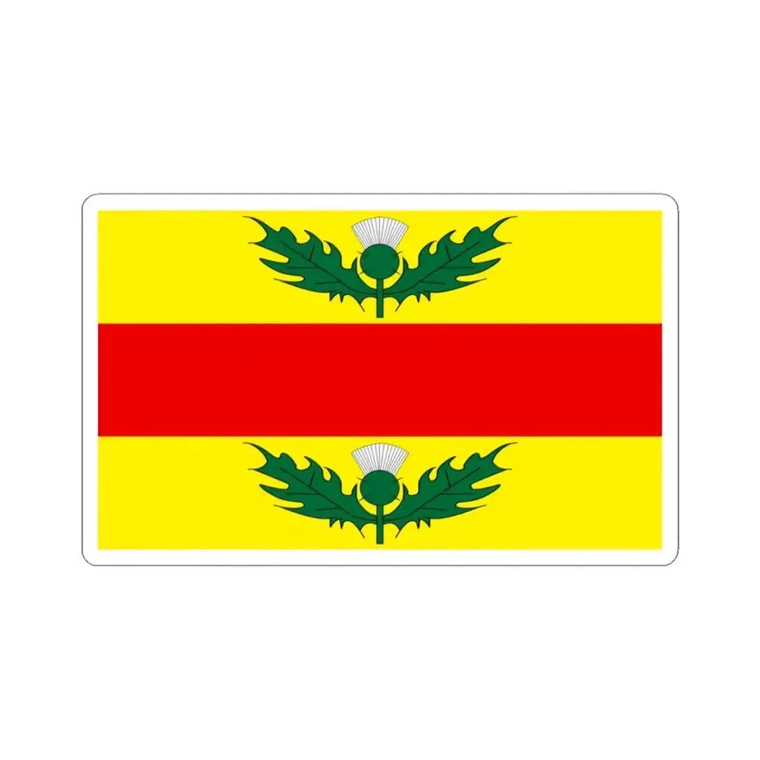 Flag of Xewkija Malta - STICKER Vinyl Kiss-Cut Decal - The Sticker Space