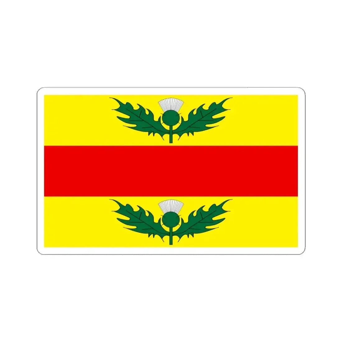 Flag of Xewkija Malta - STICKER Vinyl Kiss-Cut Decal - The Sticker Space