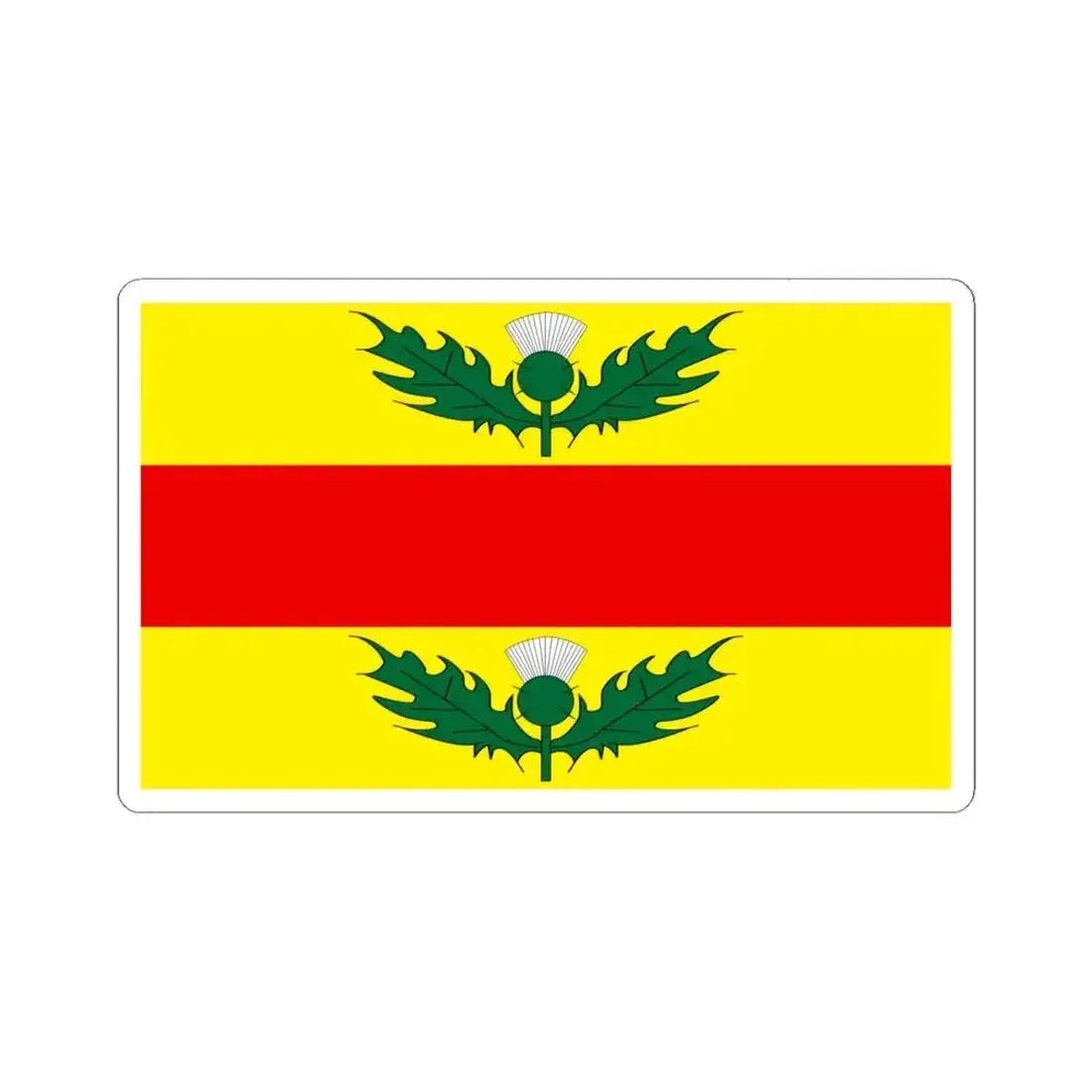Flag of Xewkija Malta - STICKER Vinyl Kiss-Cut Decal - The Sticker Space