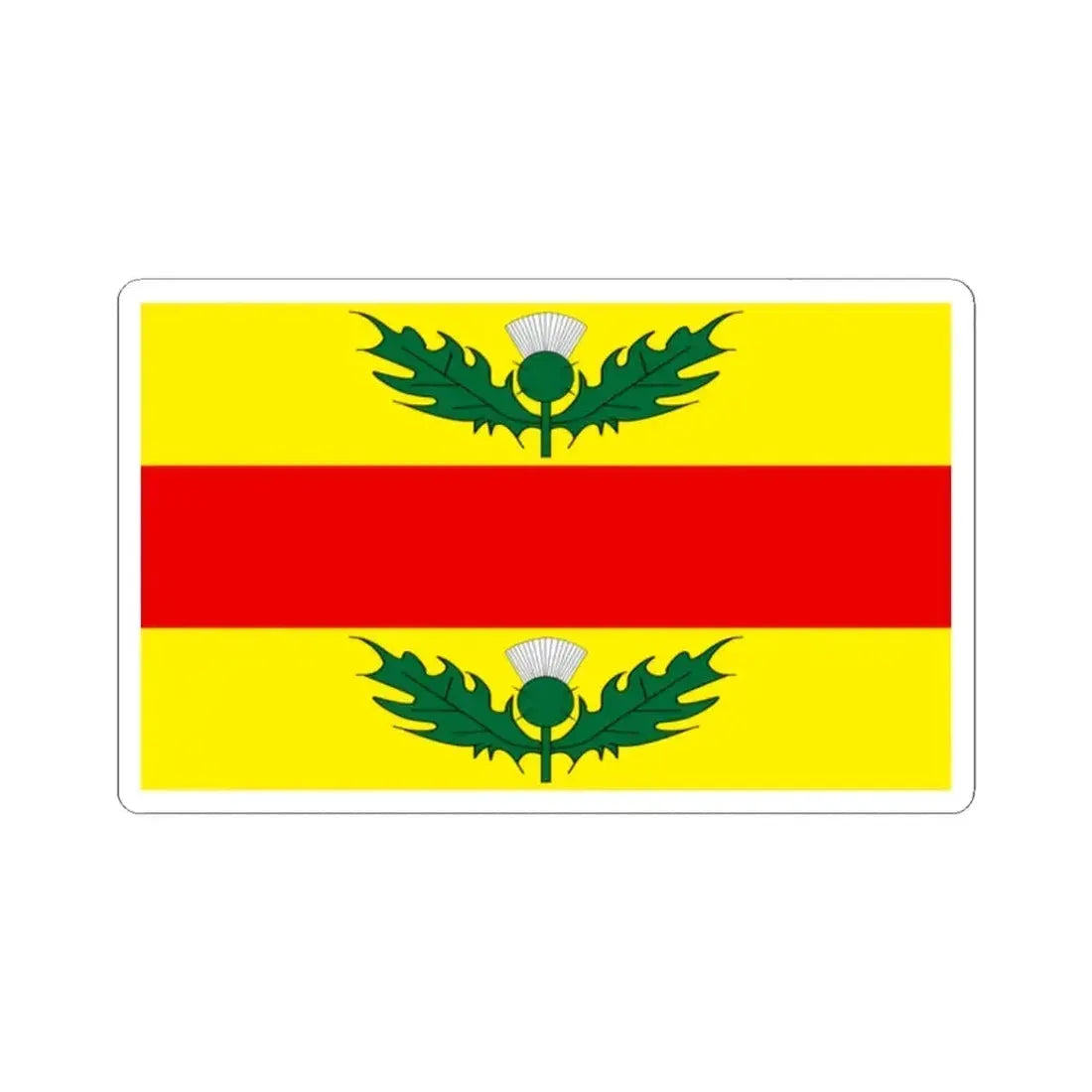 Flag of Xewkija Malta - STICKER Vinyl Kiss-Cut Decal - The Sticker Space