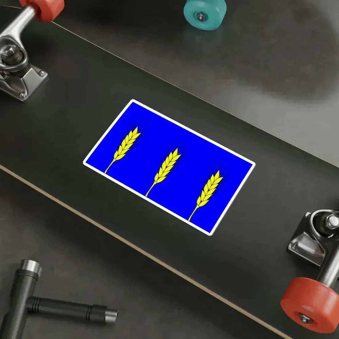 Flag of Xgħajra 1993 to 2000 Malta STICKER Vinyl Die-Cut Decal - The Sticker Space