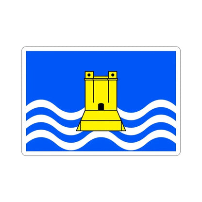 Flag of Xgħajra Malta STICKER Vinyl Die-Cut Decal 2 Inch - The Sticker Space