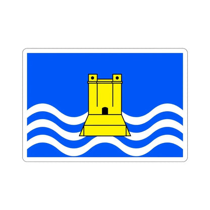 Flag of Xgħajra Malta STICKER Vinyl Die-Cut Decal 3 Inch - The Sticker Space