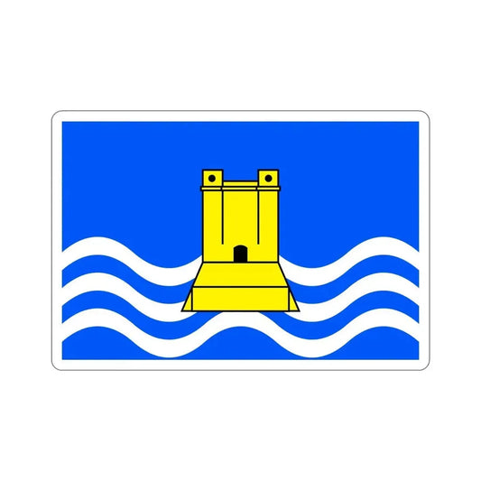 Flag of Xgħajra Malta STICKER Vinyl Die-Cut Decal 6 Inch - The Sticker Space