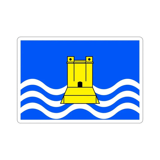 Flag of Xgħajra Malta STICKER Vinyl Die-Cut Decal 6 Inch - The Sticker Space